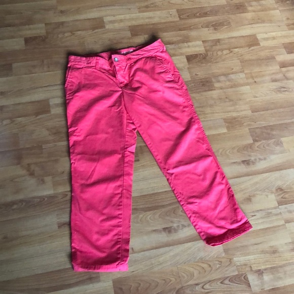 Coral Gap Girlfriend Kahki Cropped Pants - Picture 1 of 4